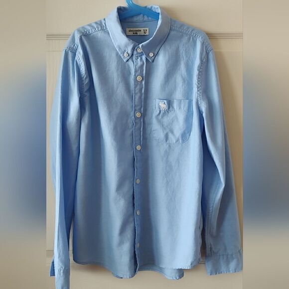 Abercrombie Fitch kids long-sleeve icon shirt  13/14 - Picture 2 of 10